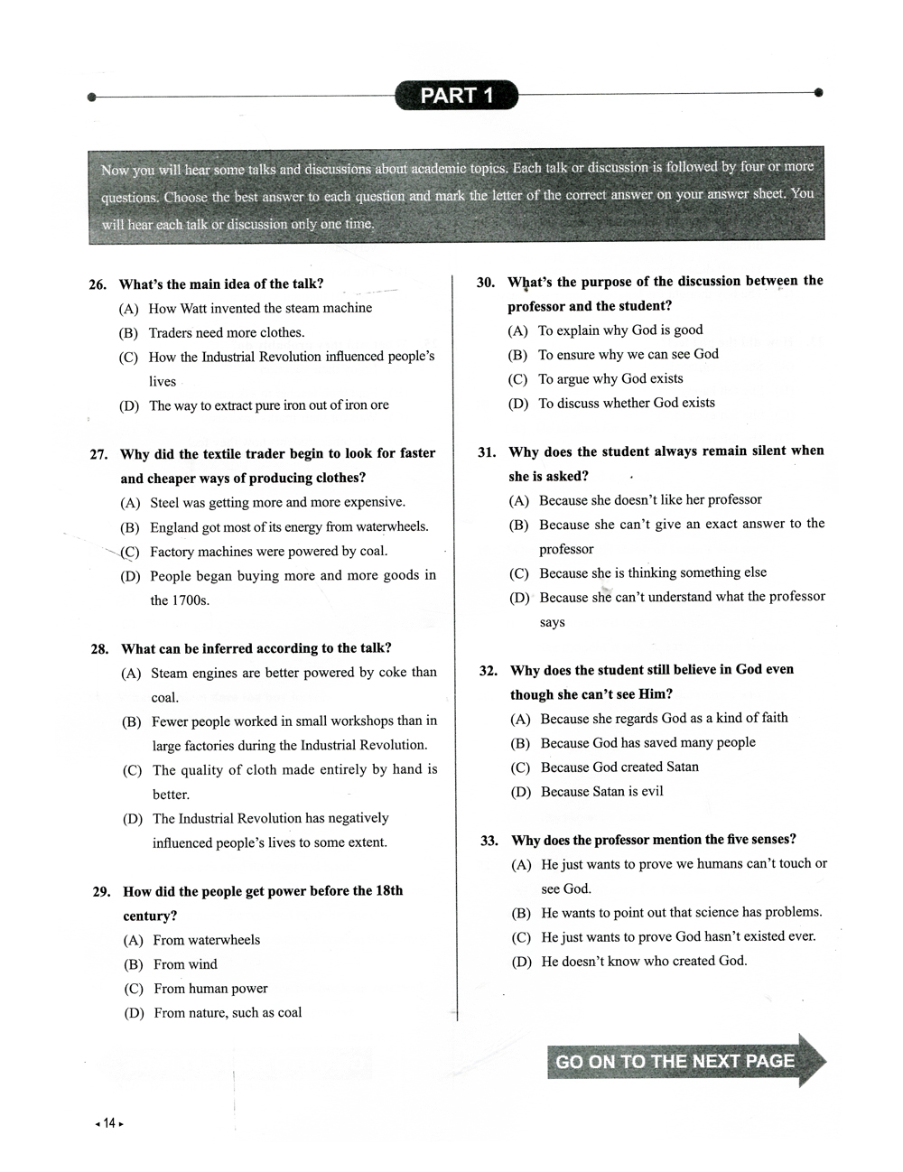 toefl junior - 10 practice tests (kèm cd)