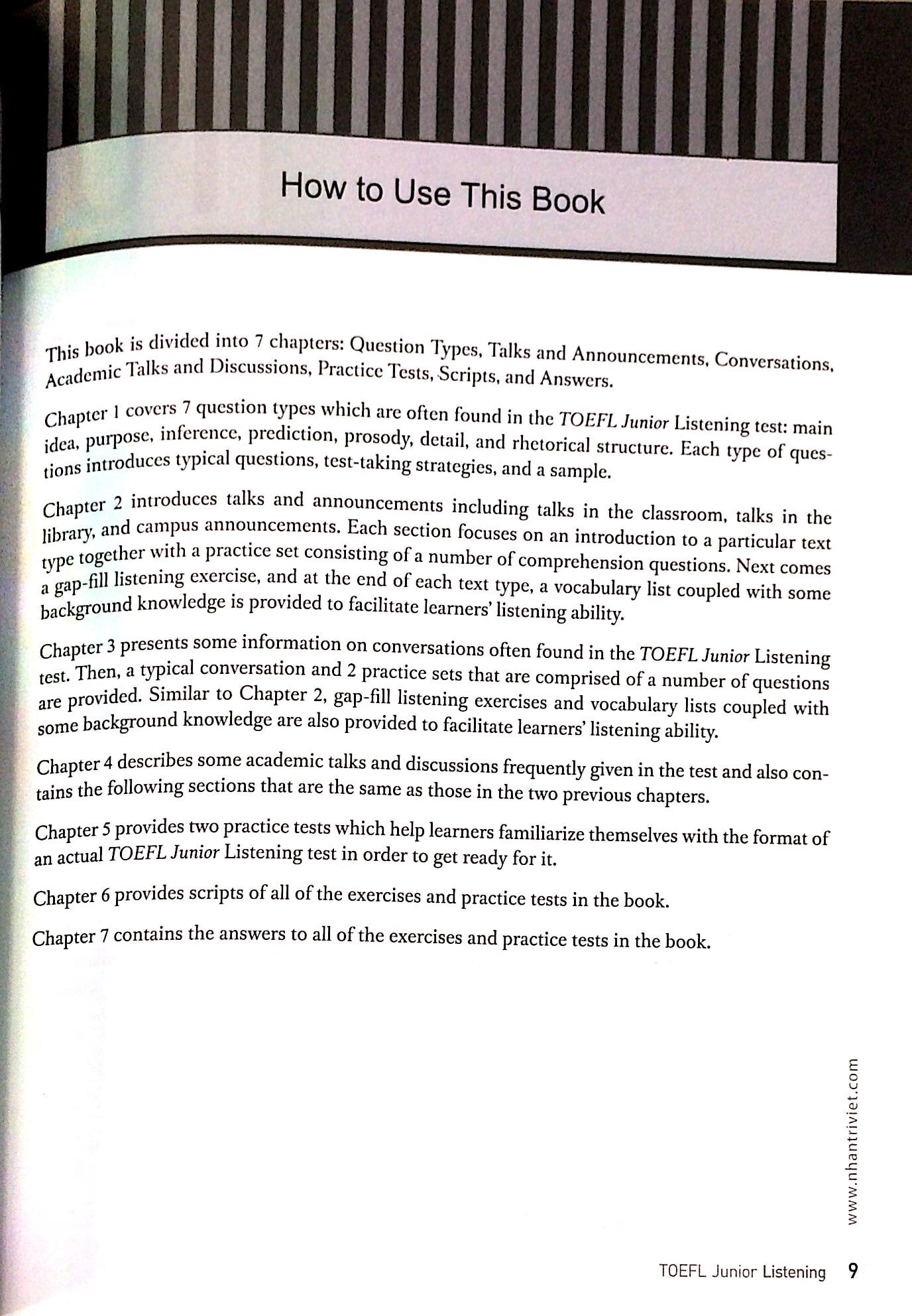 toefl junior listening (kèm cd)