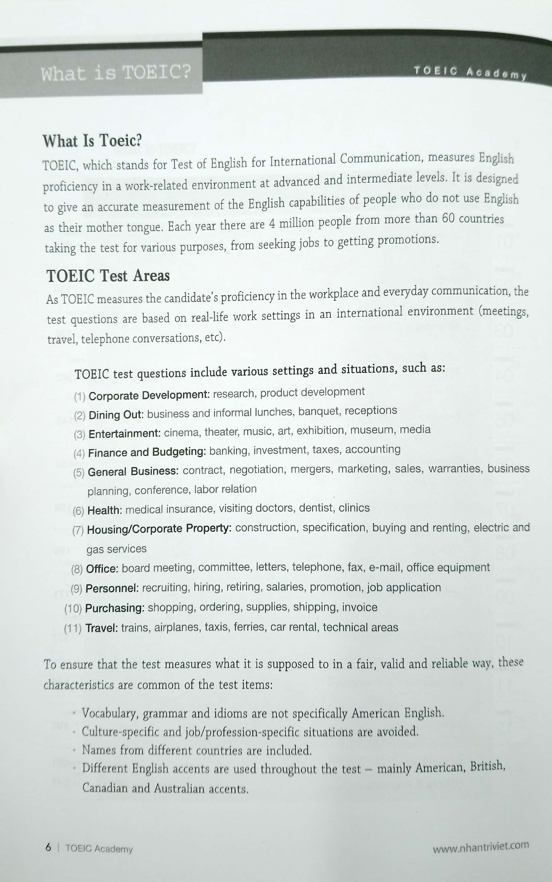 toeic academy (kèm cd)