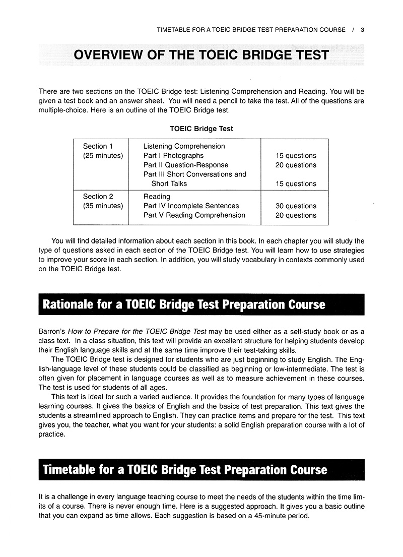 toeic bridge test - 2019