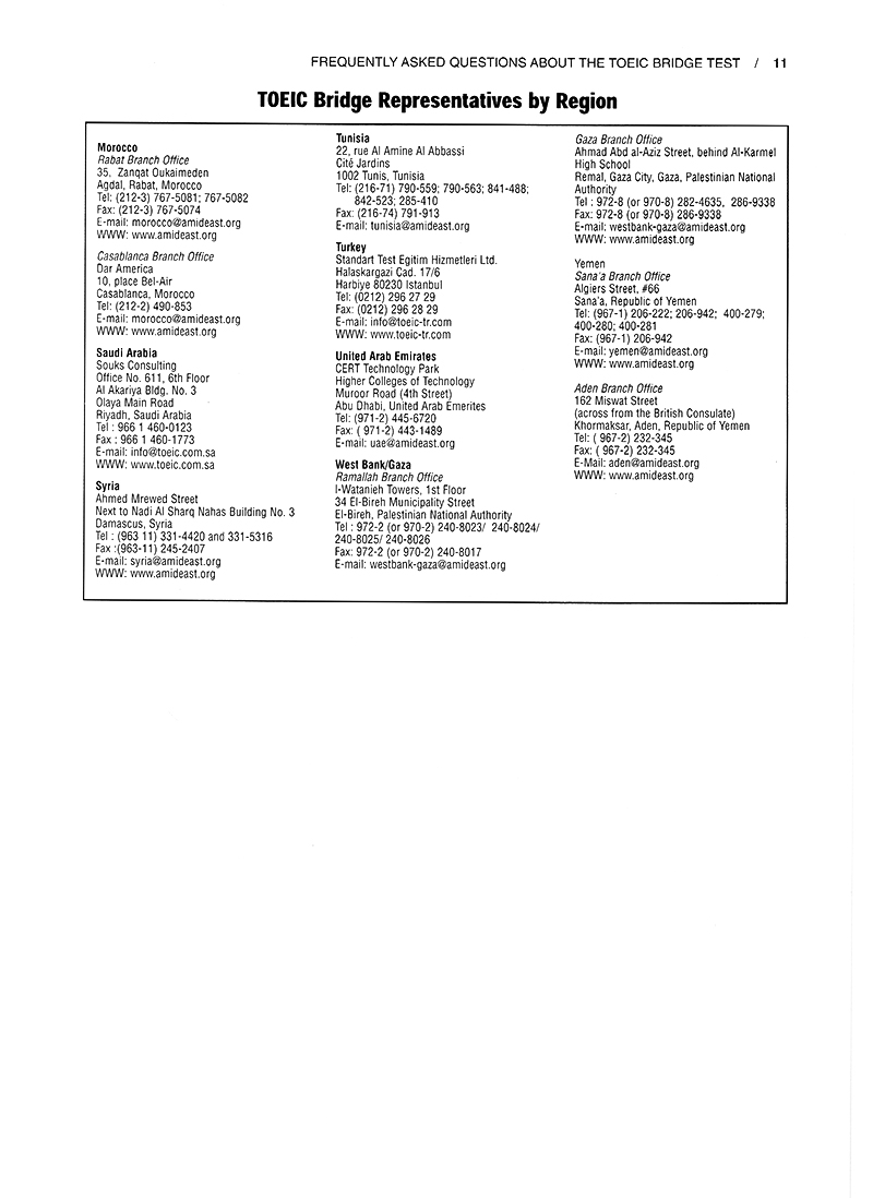 toeic bridge test (tái bản)
