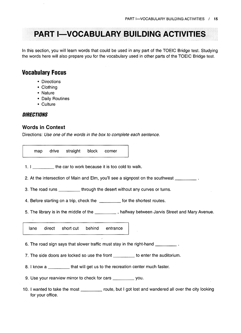 toeic bridge test (tái bản)