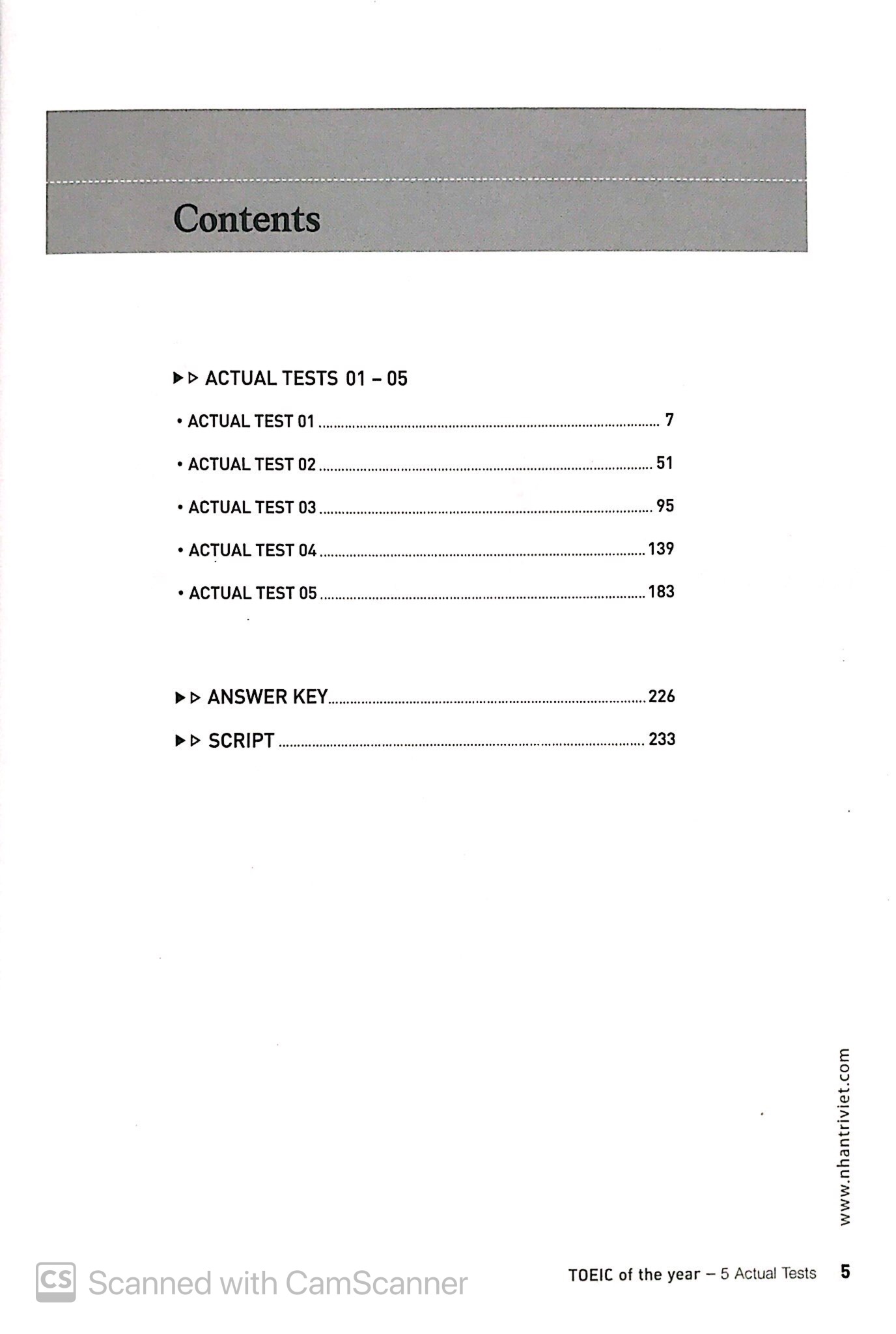 toeic of the year (kèm cd)