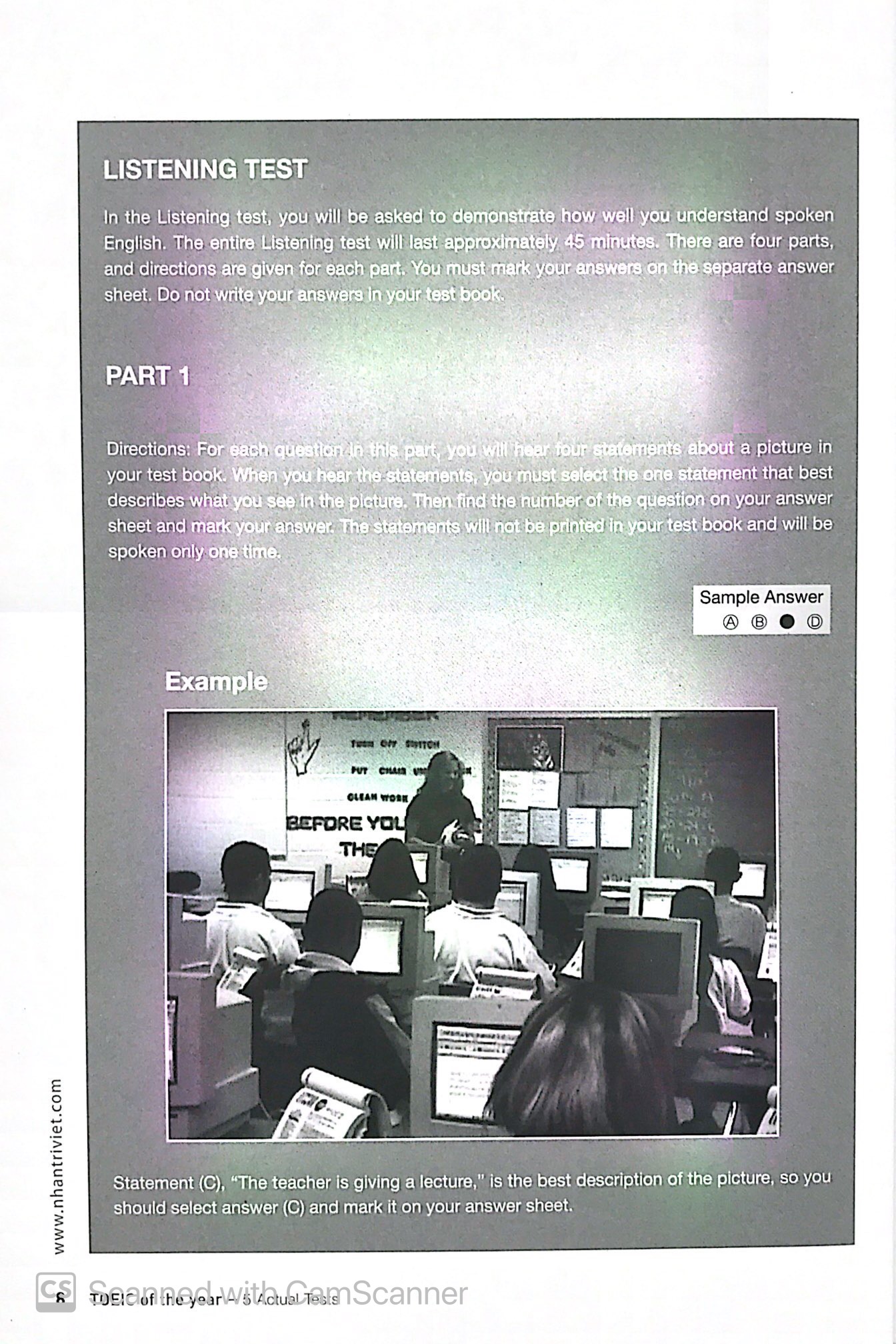 toeic of the year (kèm cd)