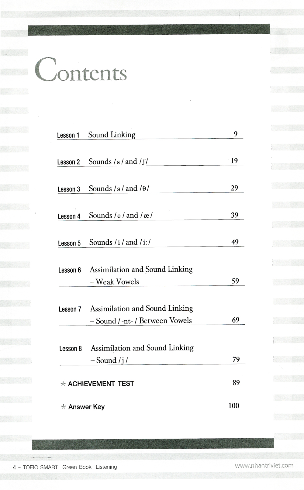toeic smart: green book - listening (tái bản 2018)