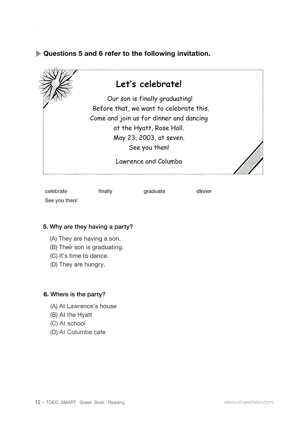 toeic smart - green book reading (kèm cd)