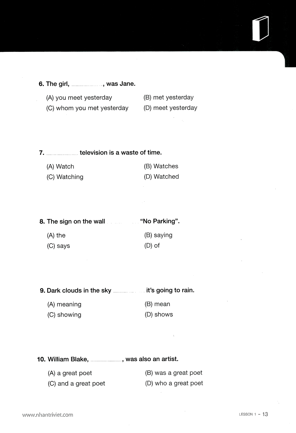 toeic smart - red book grammar (kèm cd)