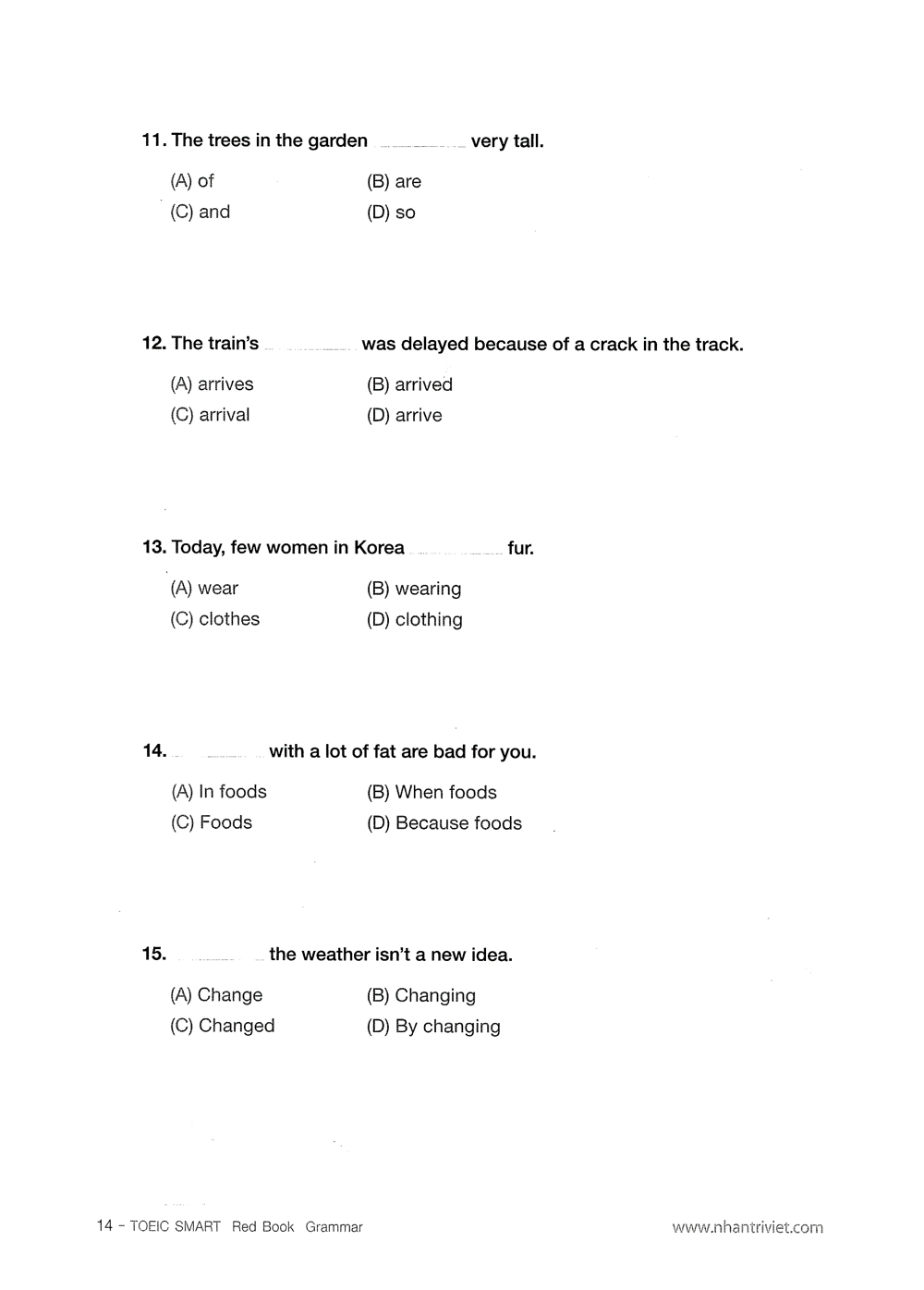 toeic smart - red book grammar (kèm cd)