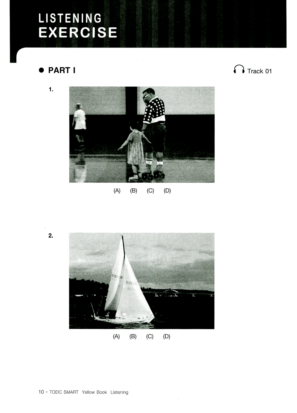 toeic smart - yellow book listening (kèm cd)