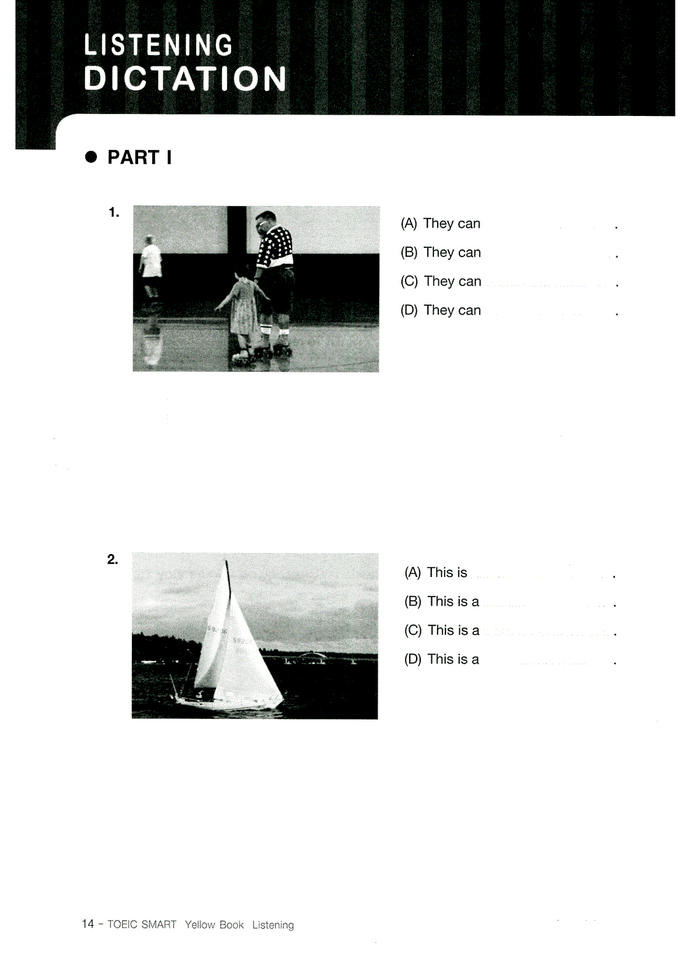 toeic smart - yellow book listening (kèm cd)