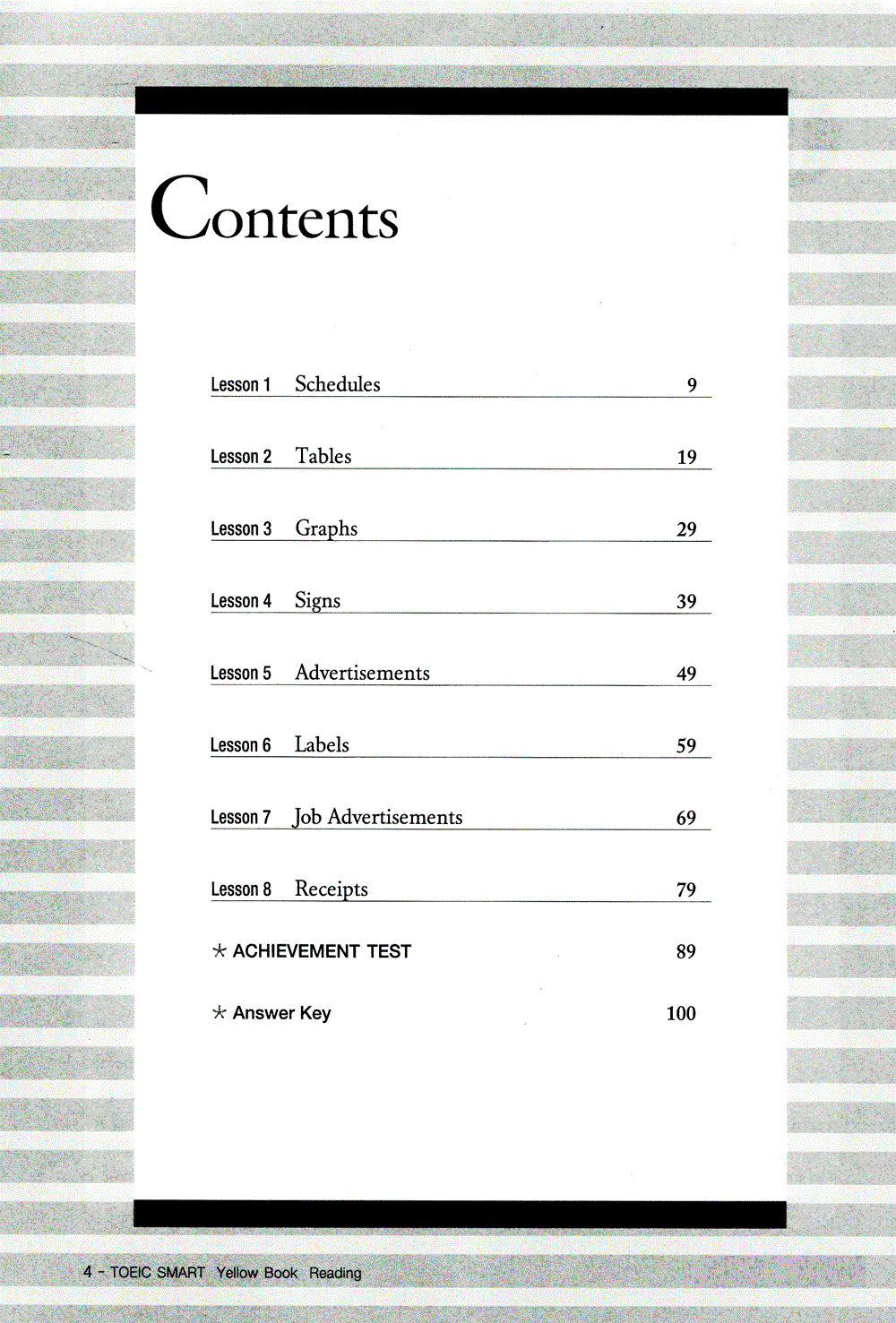 toeic smart - yellow book reading (kèm cd)