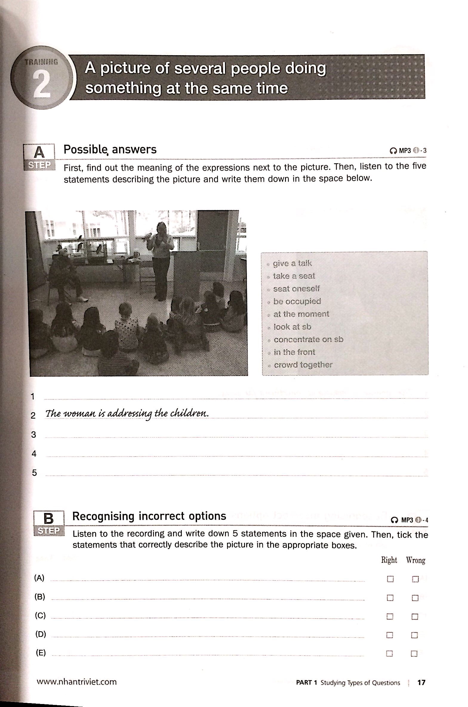 toeic training listening comprehension 860