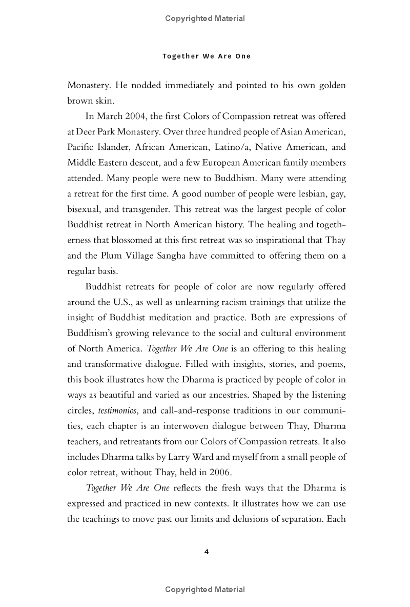 together we are one : honoring our diversity, celebrating our connection