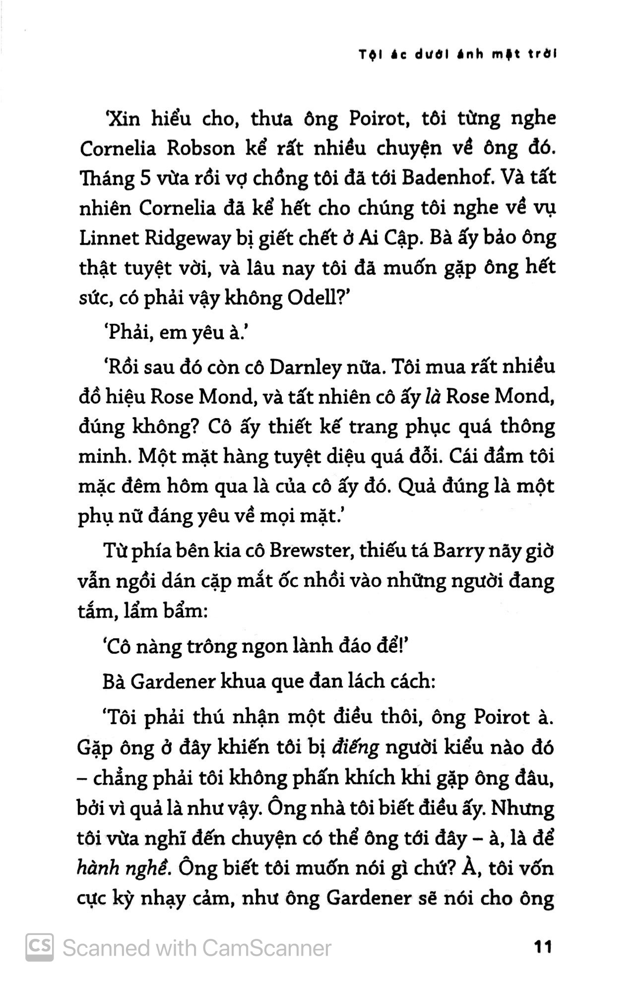 tội ác dưới ánh mặt trời