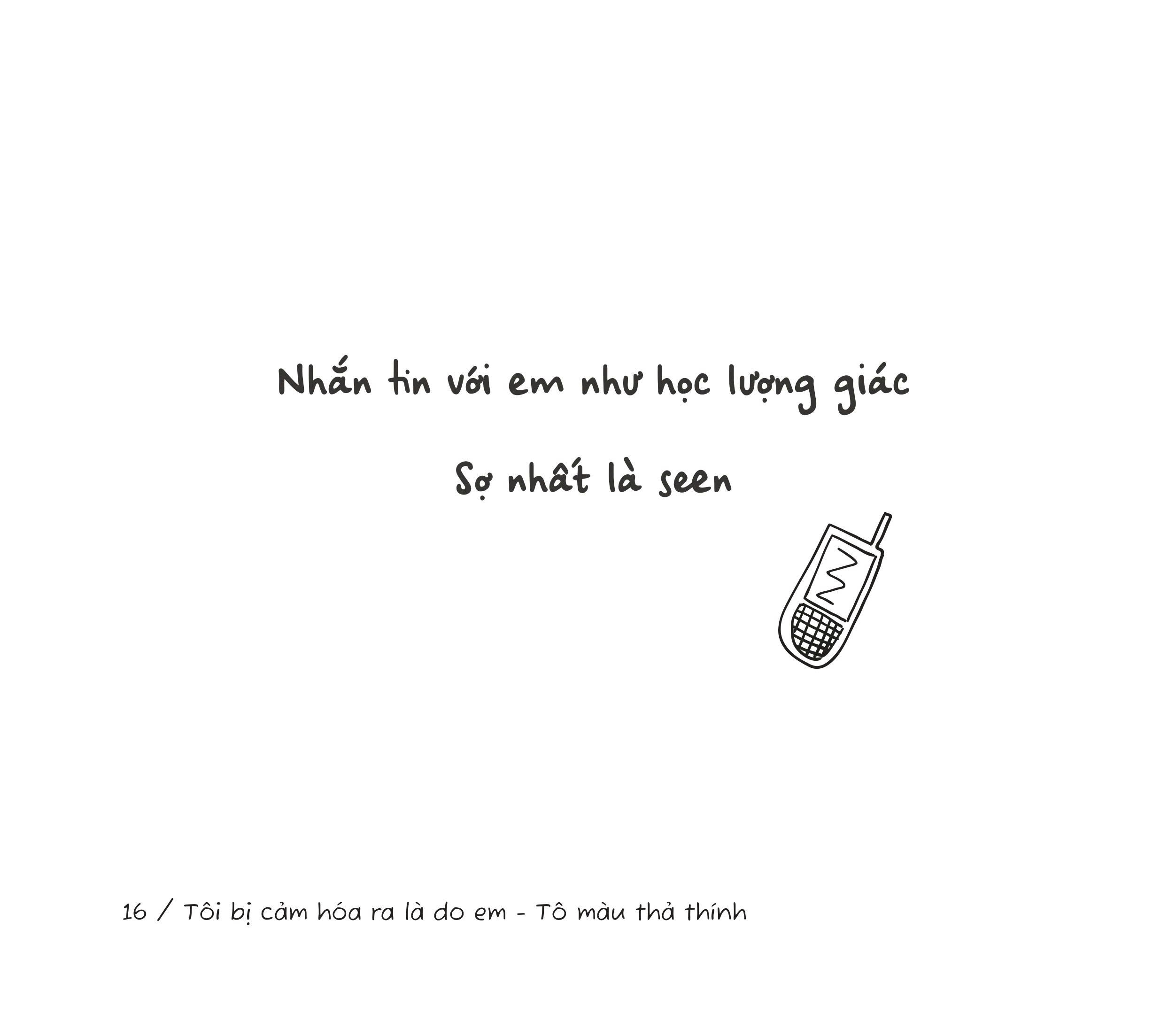 tôi bị cảm hóa ra là do em - tô màu thả thính