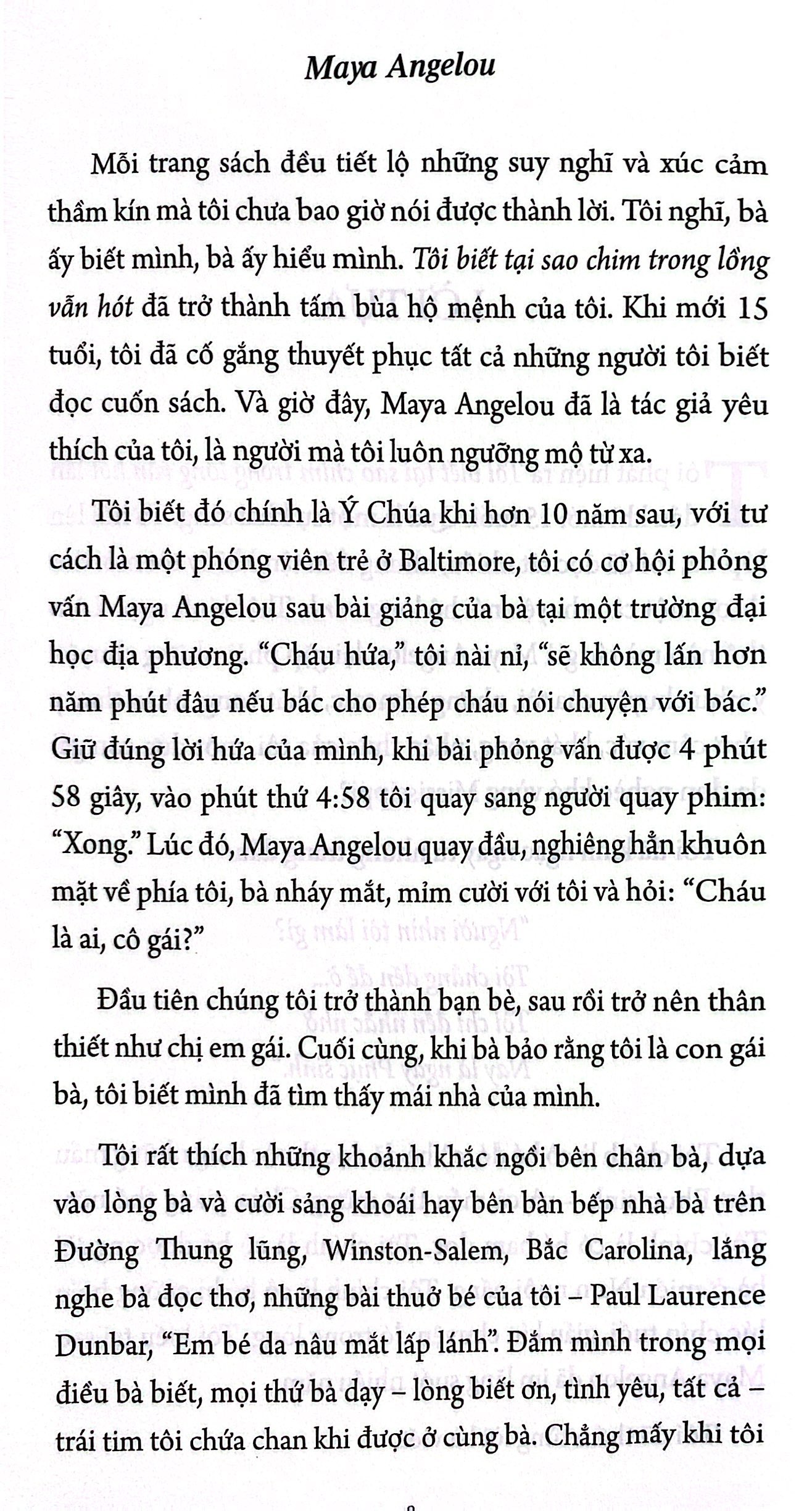 tôi biết tại sao chim trong lồng vẫn hót (tái bản 2023)