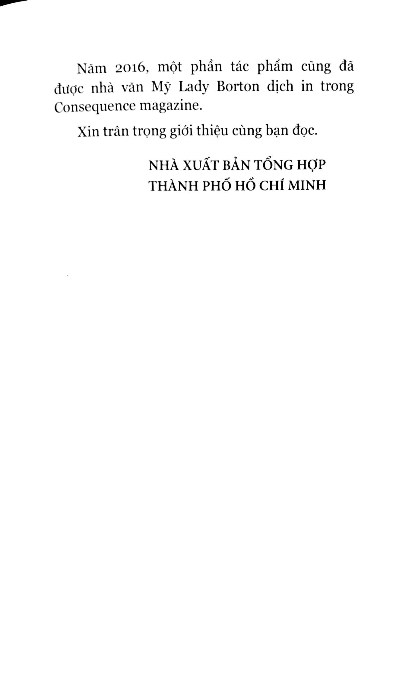 tôi chết bắt đầu một thế giới sống