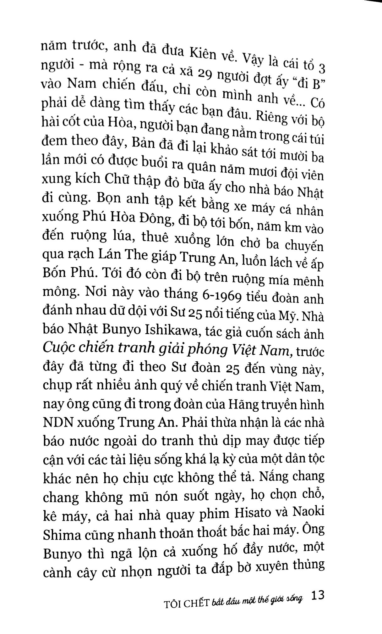 tôi chết bắt đầu một thế giới sống
