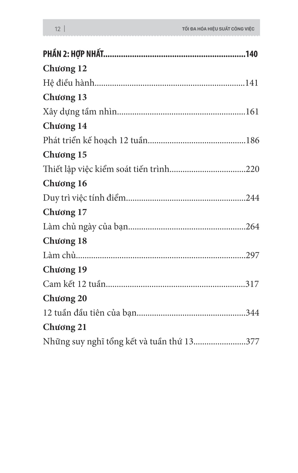 Toi Da Hoa Hieu Suat Cong Viec - Viec 12 Thang Lam Trong 12 Tuan (Tai Ban 2025)
