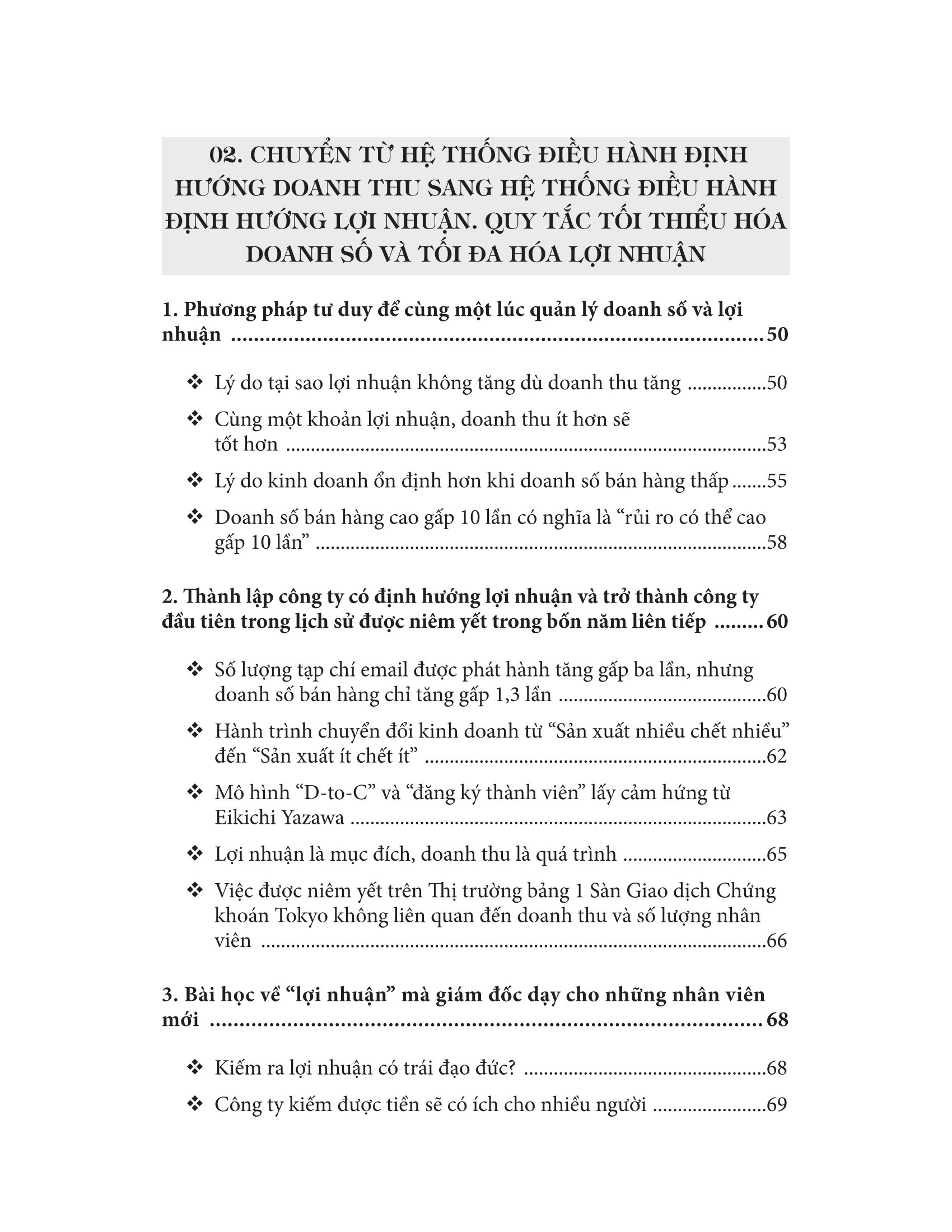tối đa hoá lợi nhuận - bí quyết kinh doanh để đạt tỷ suất lợi nhuận 29% của tập đoàn kitanotatsujin