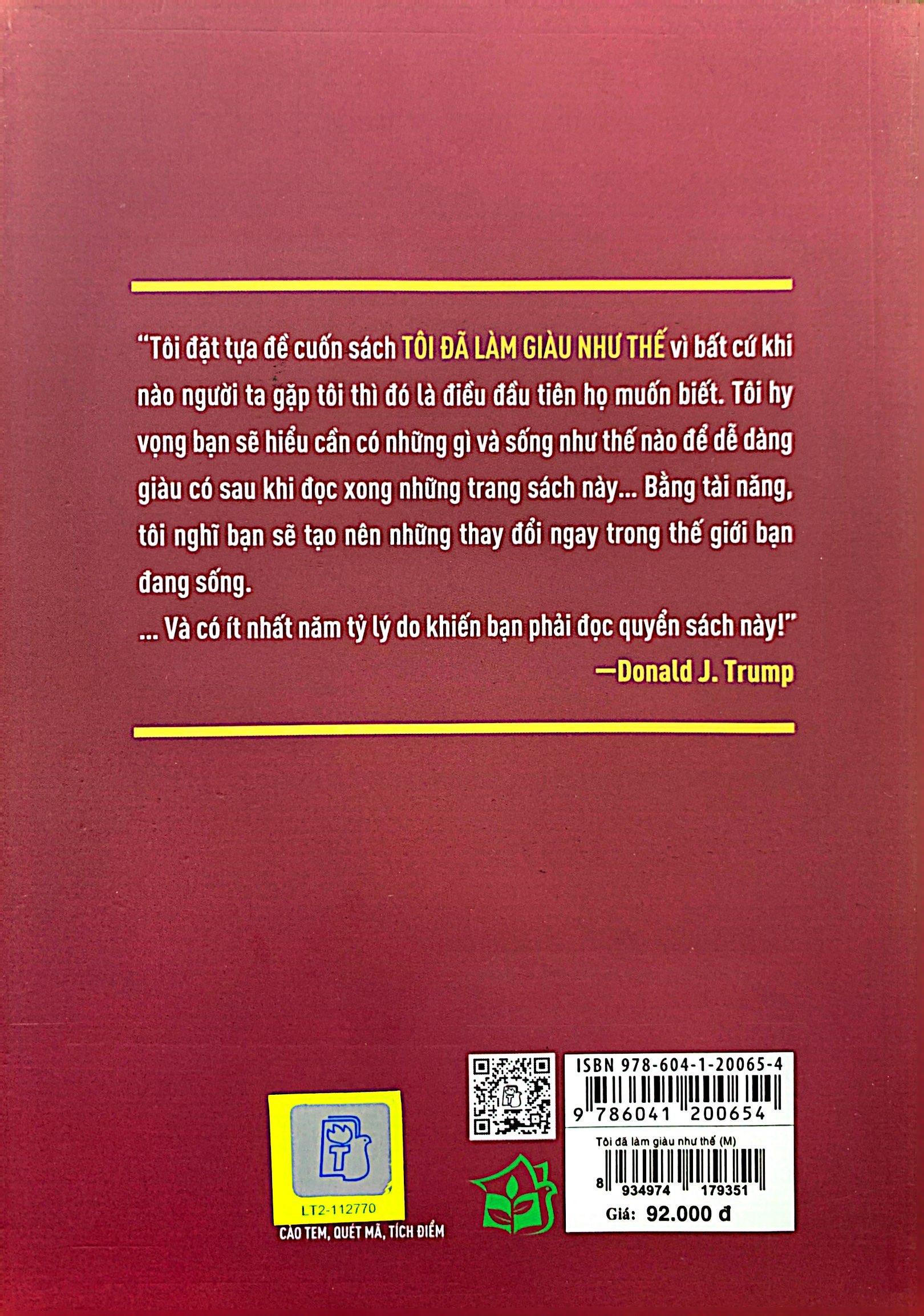 tôi đã làm giàu như thế (tái bản 2022)