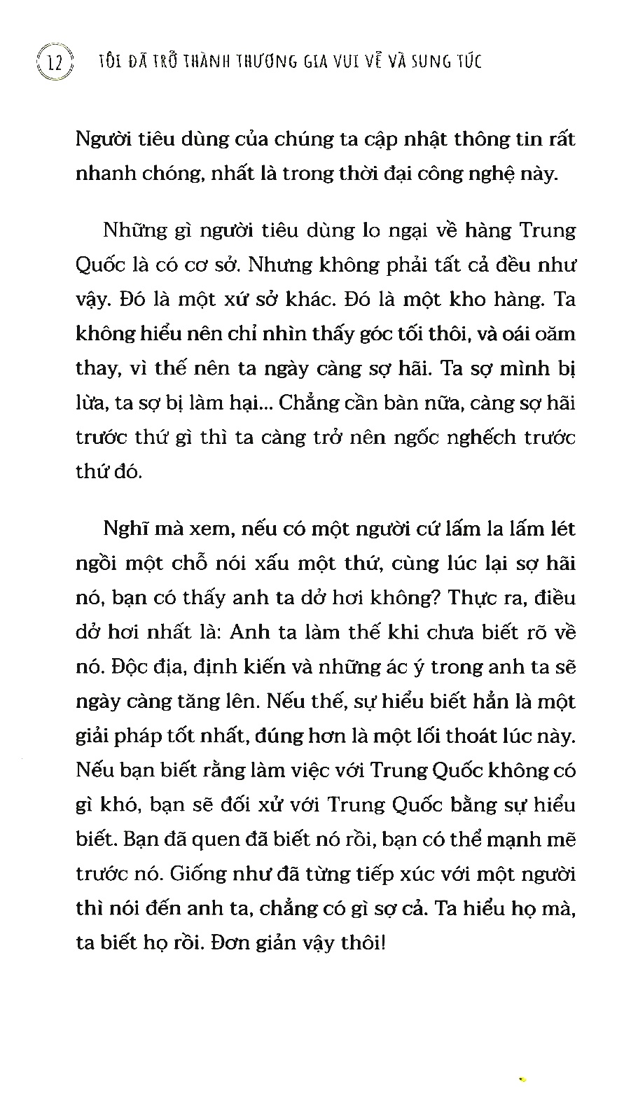 tôi đã trở thành thương gia vui vẻ và sung túc - kinh nghiệm buôn bán hàng trung quốc