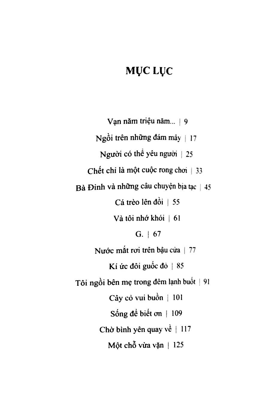 tôi đã trở về trên núi cao