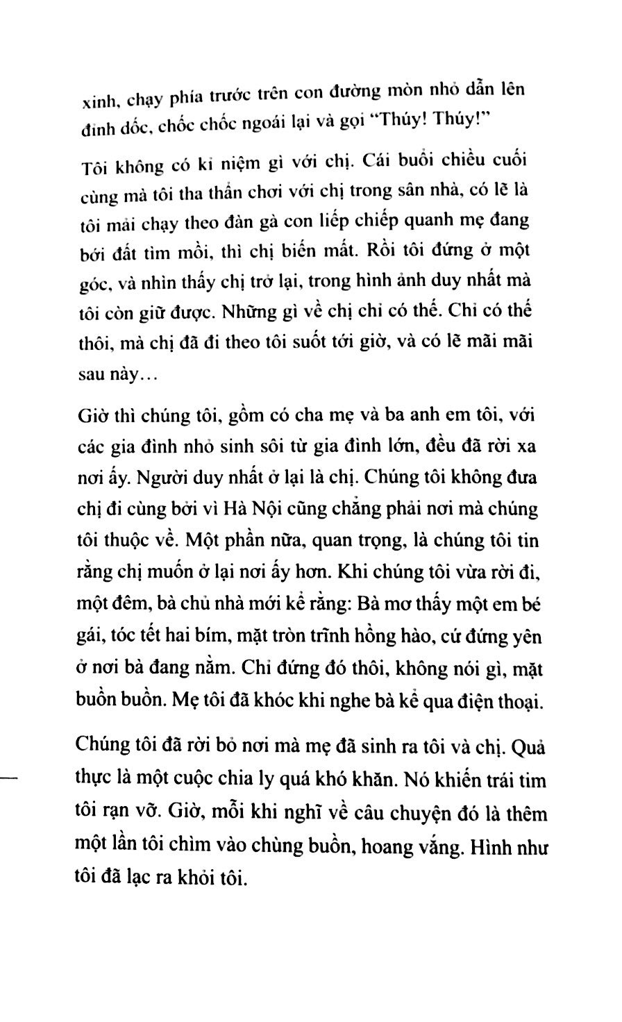 tôi đã trở về trên núi cao