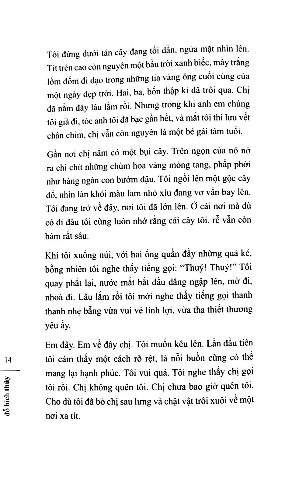 tôi đã trở về trên núi cao