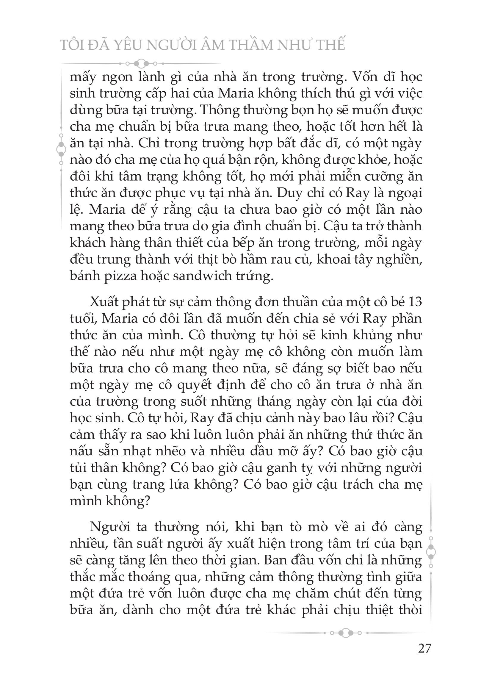 tôi đã yêu người âm thầm như thế