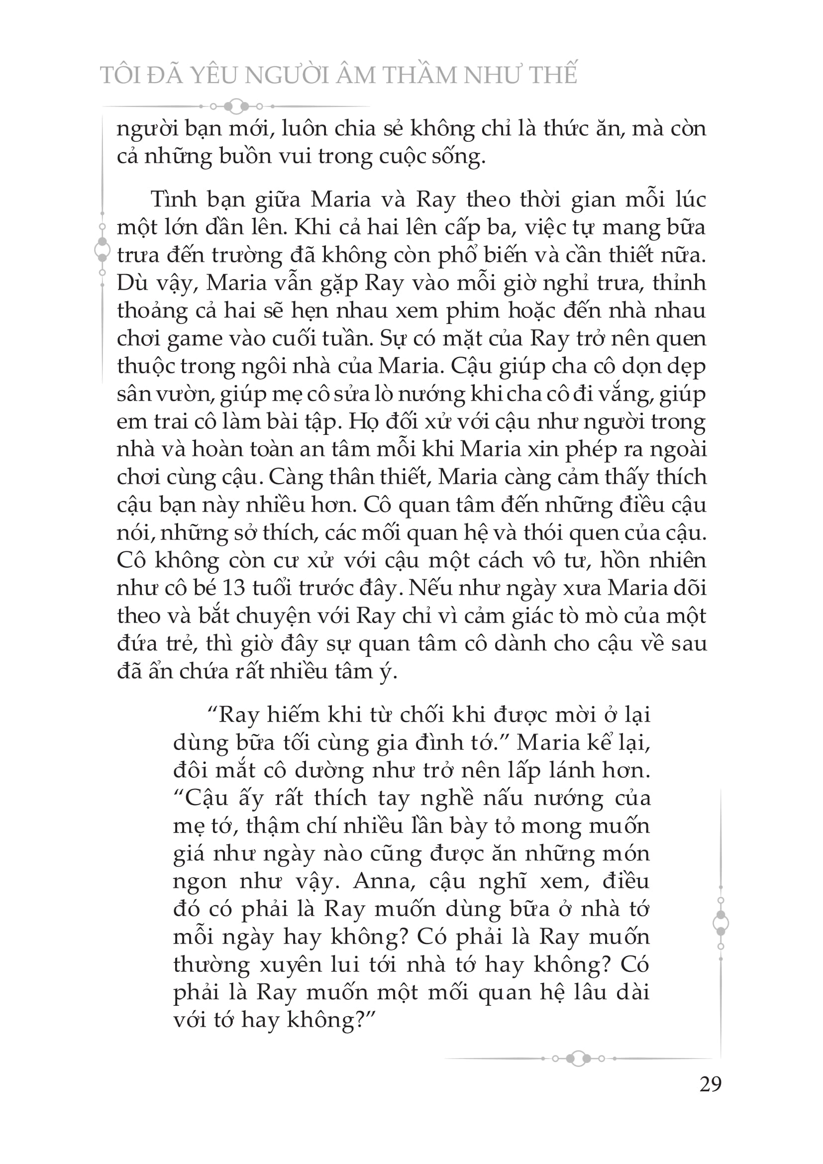 tôi đã yêu người âm thầm như thế