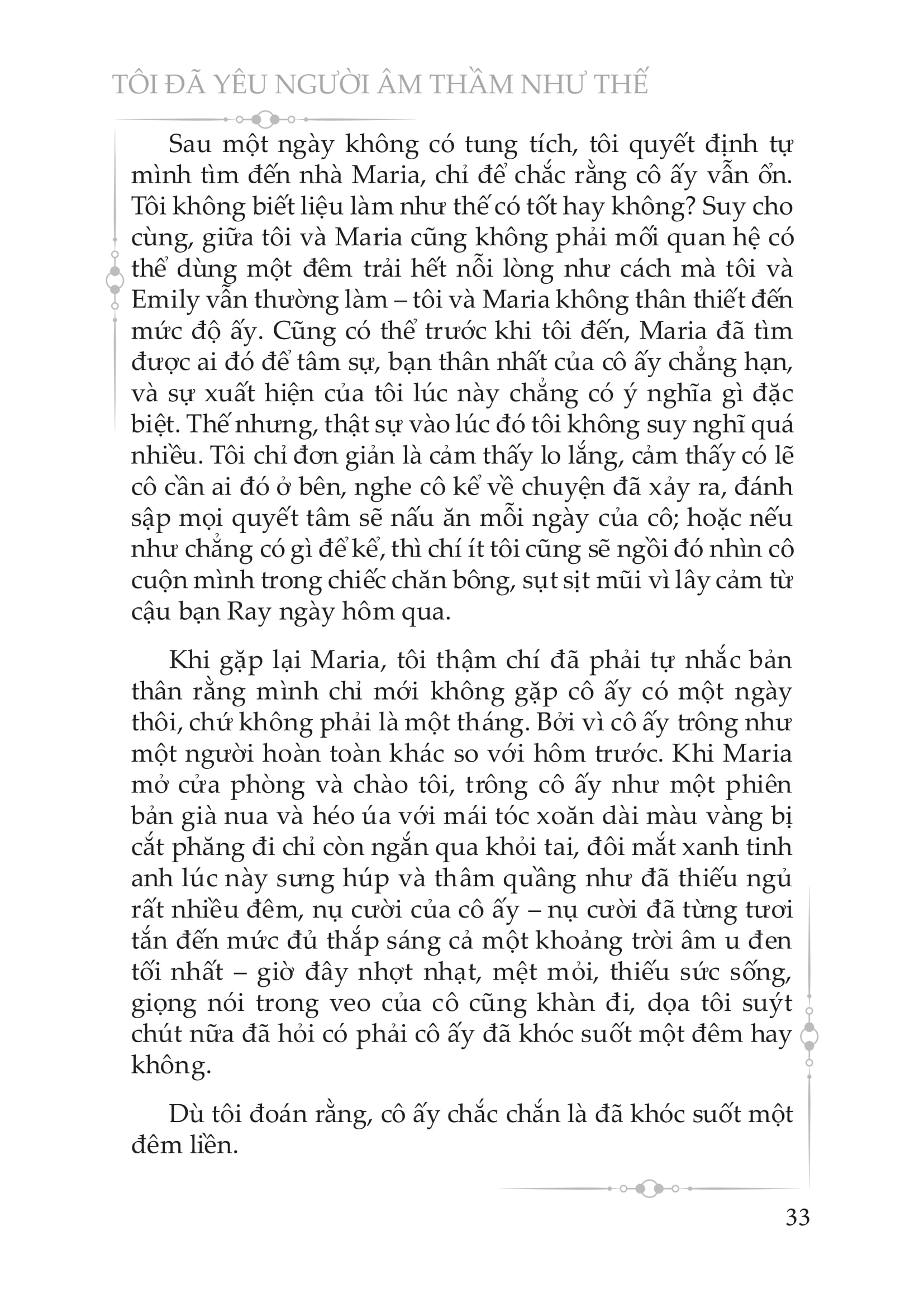 tôi đã yêu người âm thầm như thế