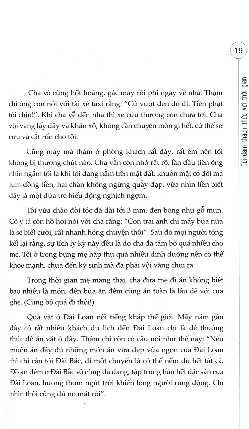 tôi dám thách thức với thời gian