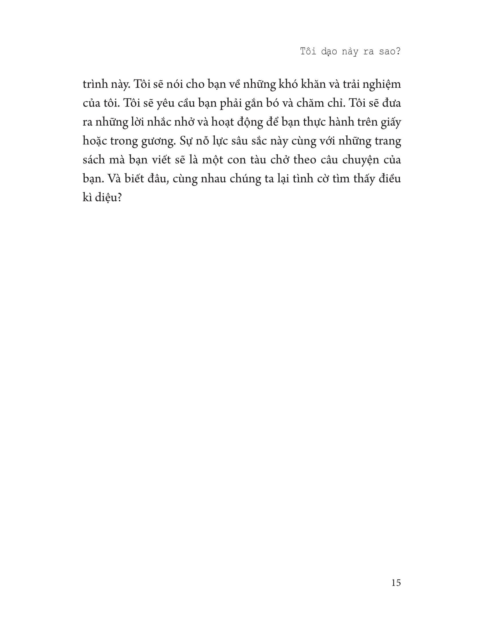 Toi Dao Nay Ra Sao? - 40 Cuoc Hoi Thoai Can Co Voi Chinh Minh