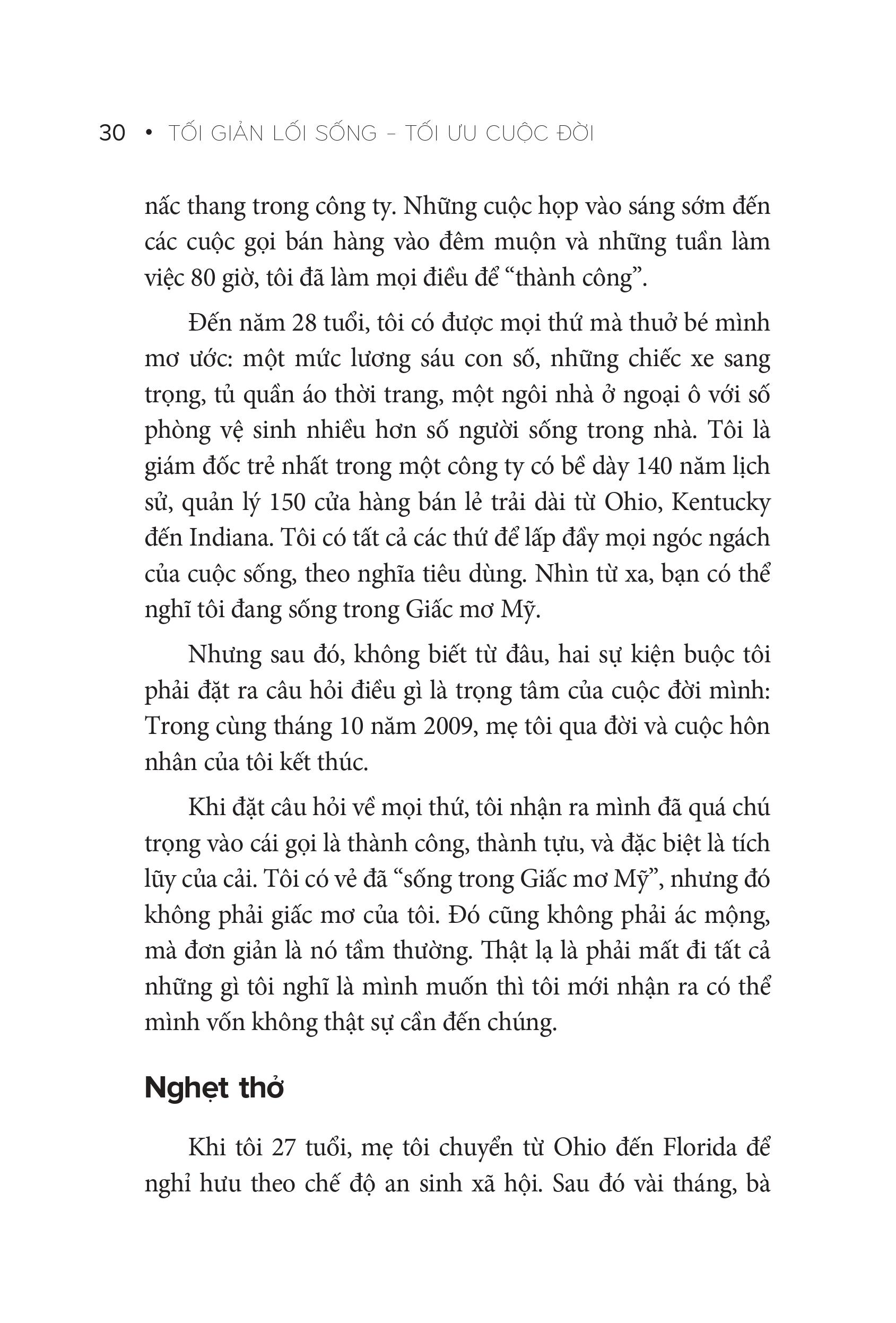 tối giản lối sống tối ưu cuộc đời - 7 trụ cột của cuộc sống hạnh phúc và ý nghĩa