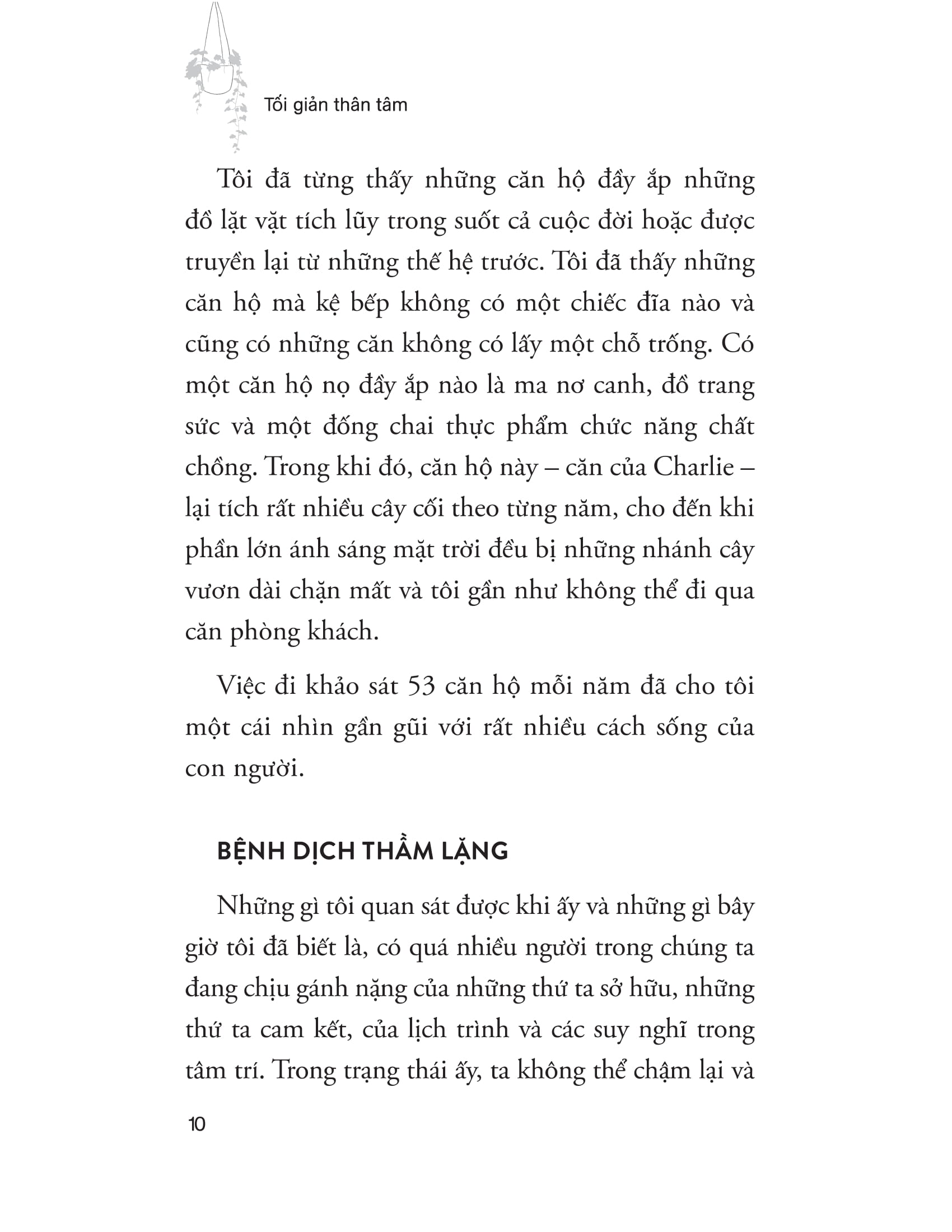 tối giản thân tâm
