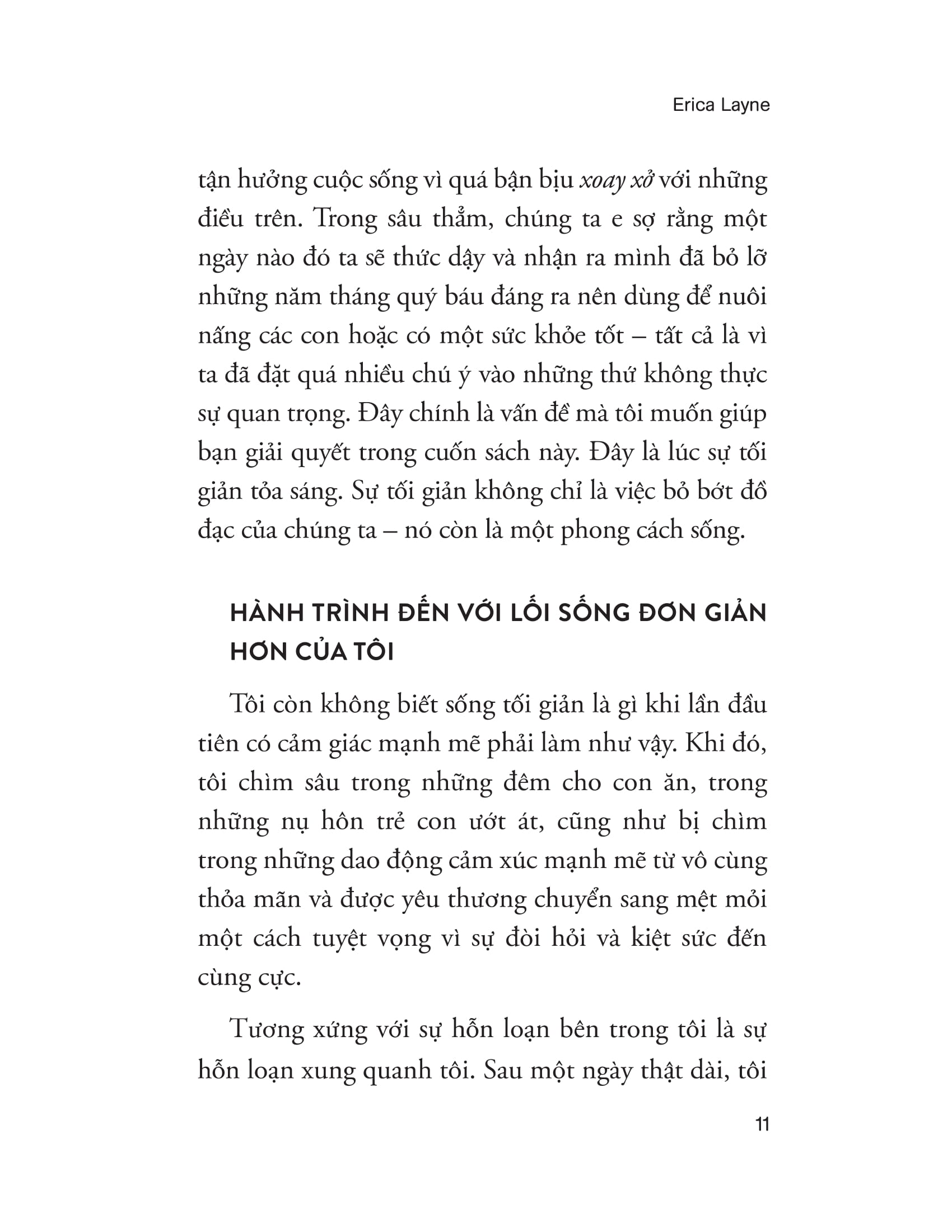 tối giản thân tâm