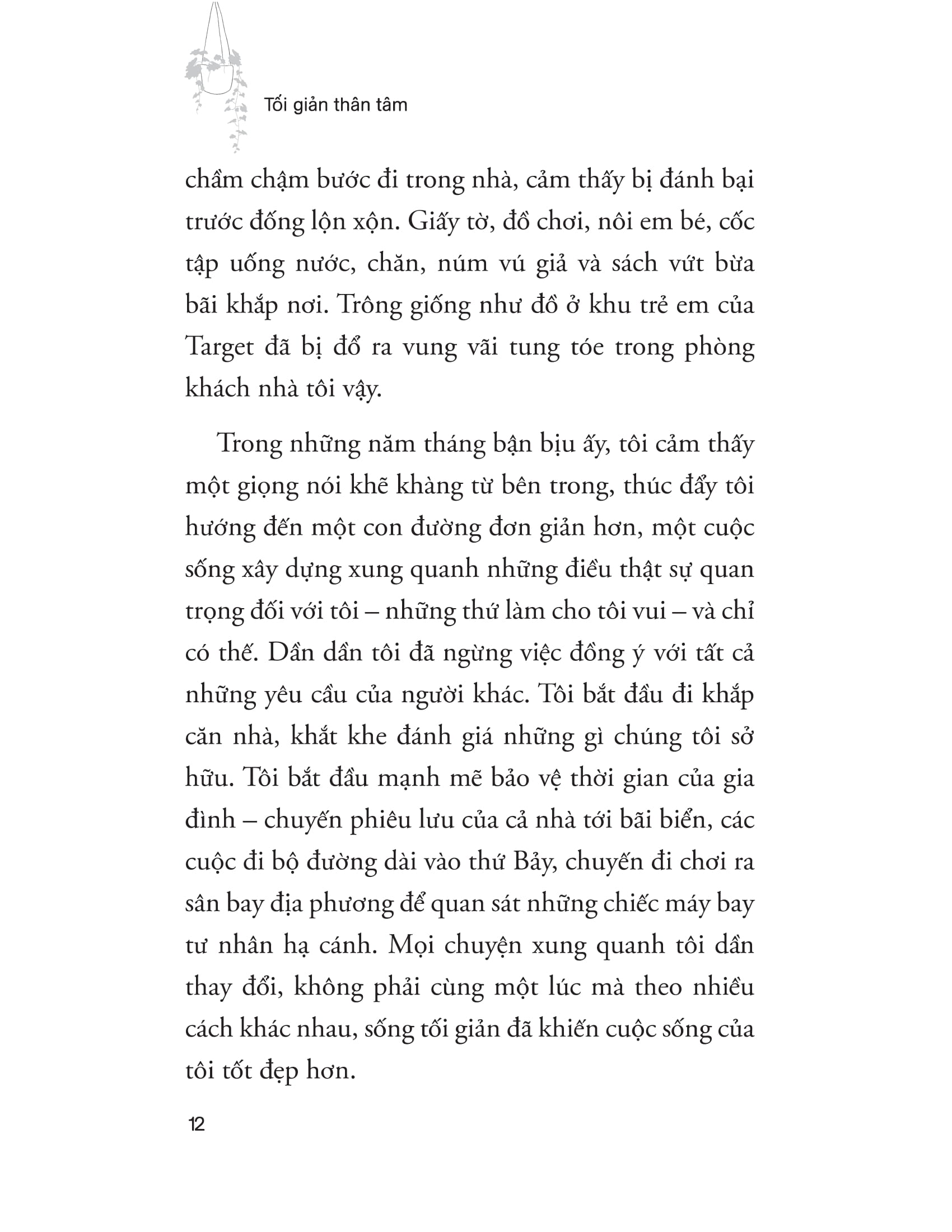 tối giản thân tâm