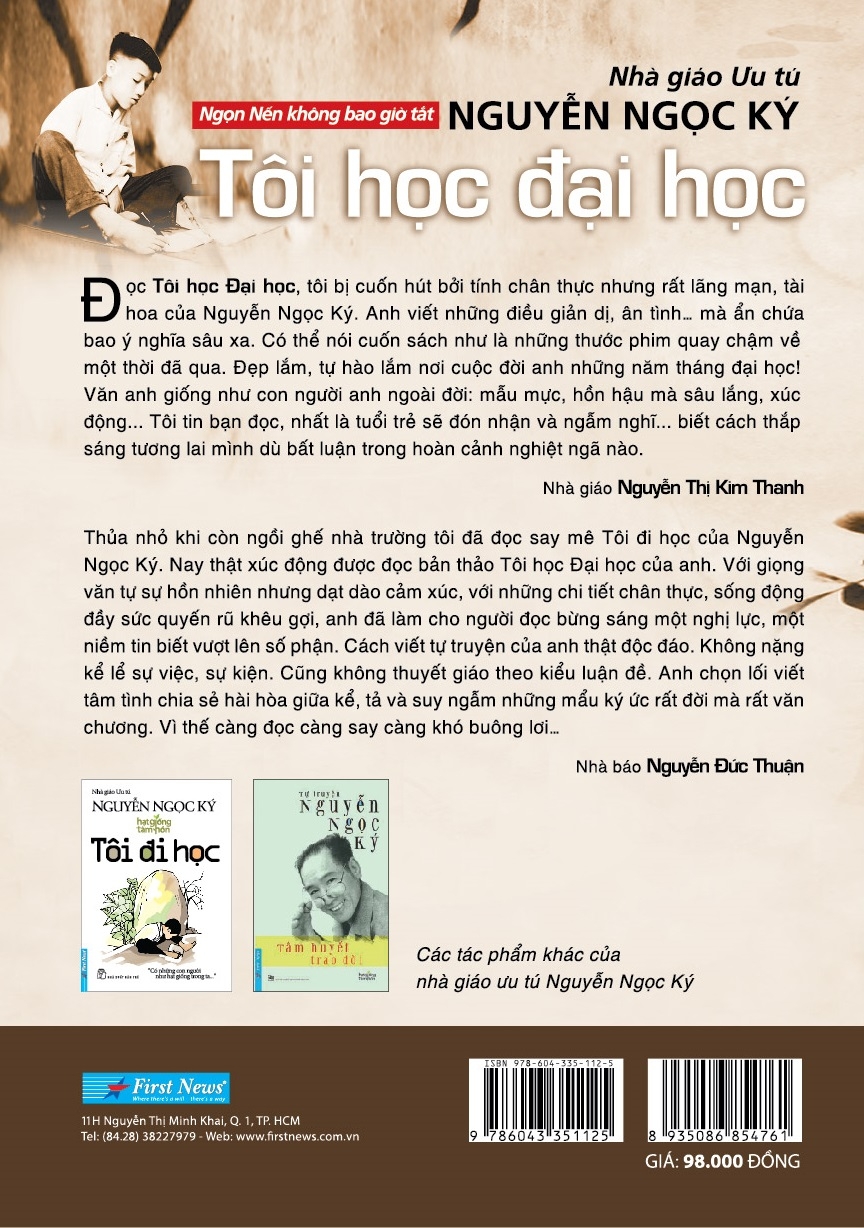 tôi học đại học - nguyễn ngọc ký (tái bản)