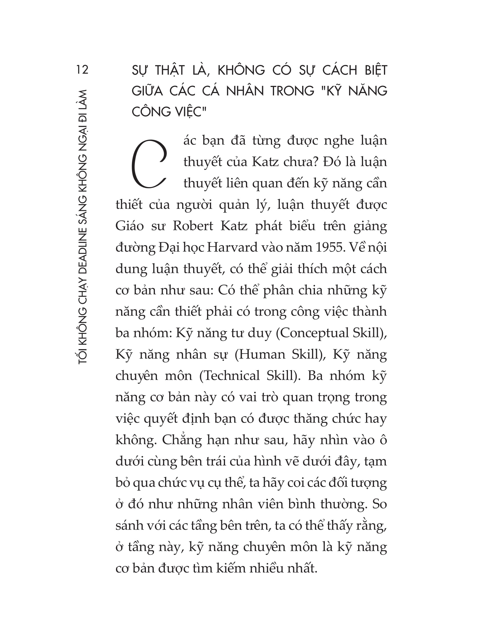 tối không chạy deadline, sáng không ngại đi làm