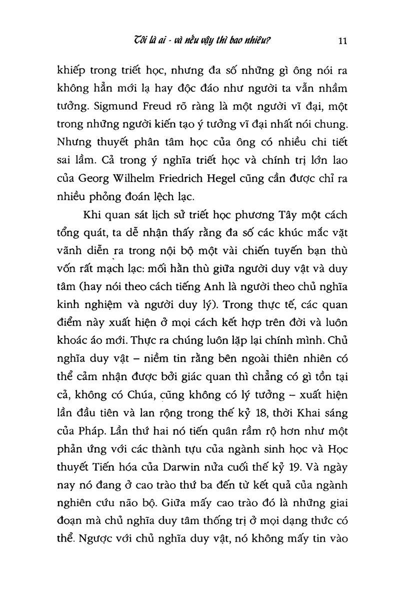 tôi là ai và nếu vậy thì bao nhiêu (tái bản 2018)