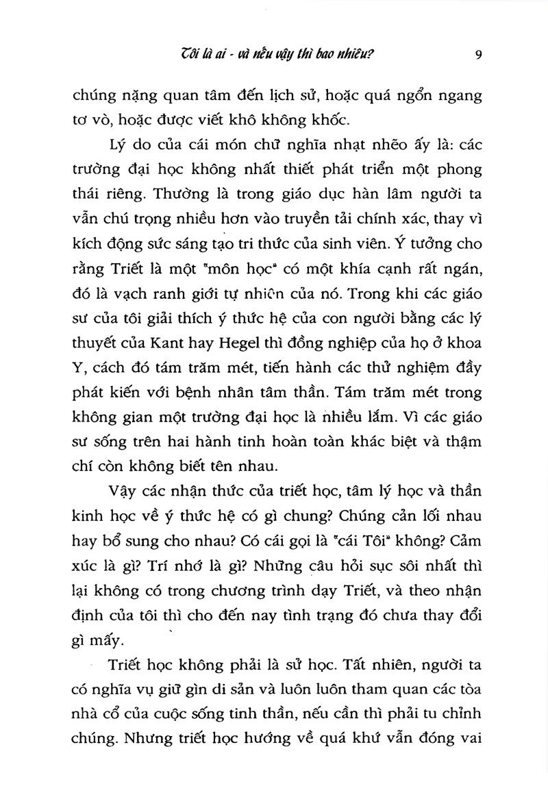 tôi là ai và nếu vậy thì bao nhiêu (tái bản 2018)