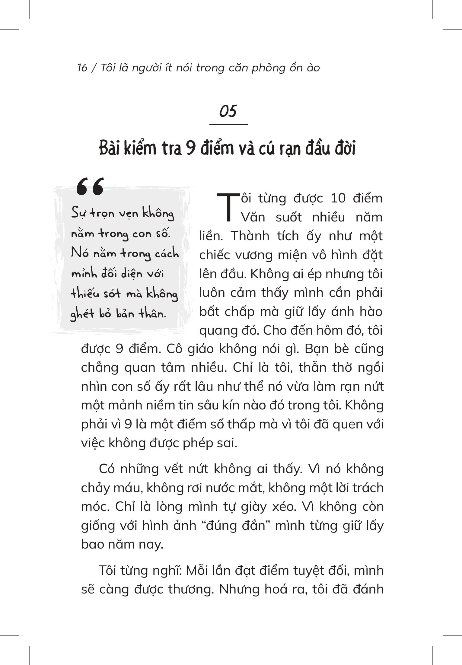 Tôi Là Người Ít Nói Trong Căn Phòng Ồn Ào