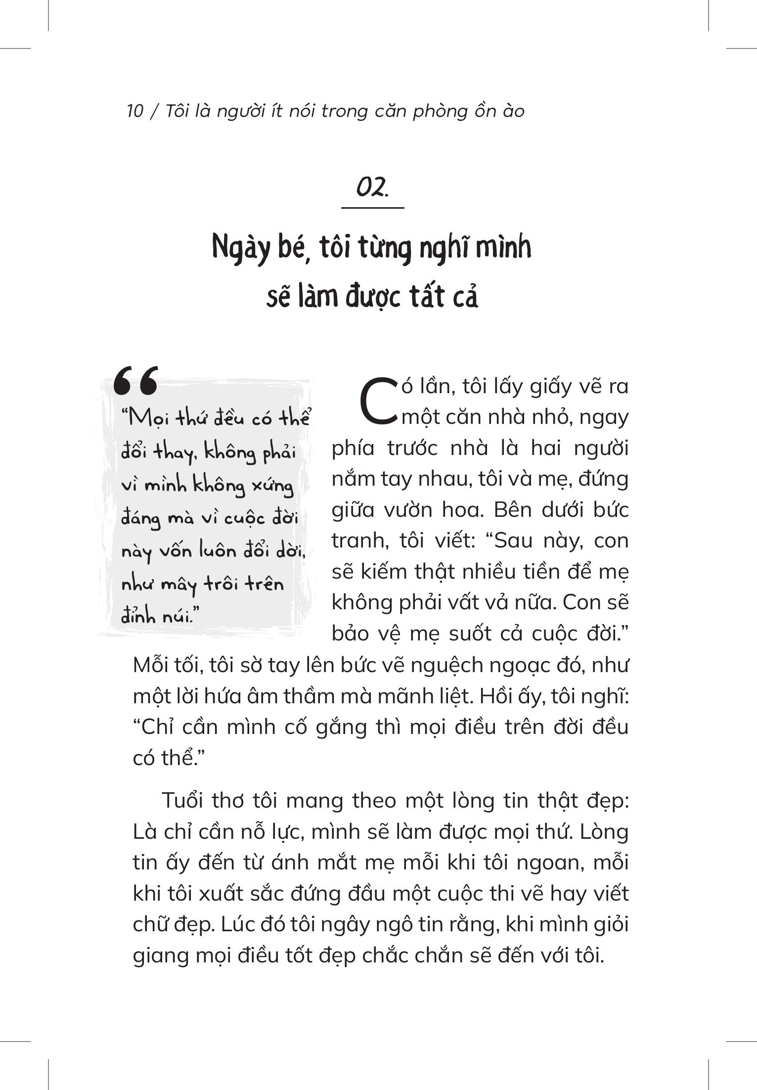 Tôi Là Người Ít Nói Trong Căn Phòng Ồn Ào