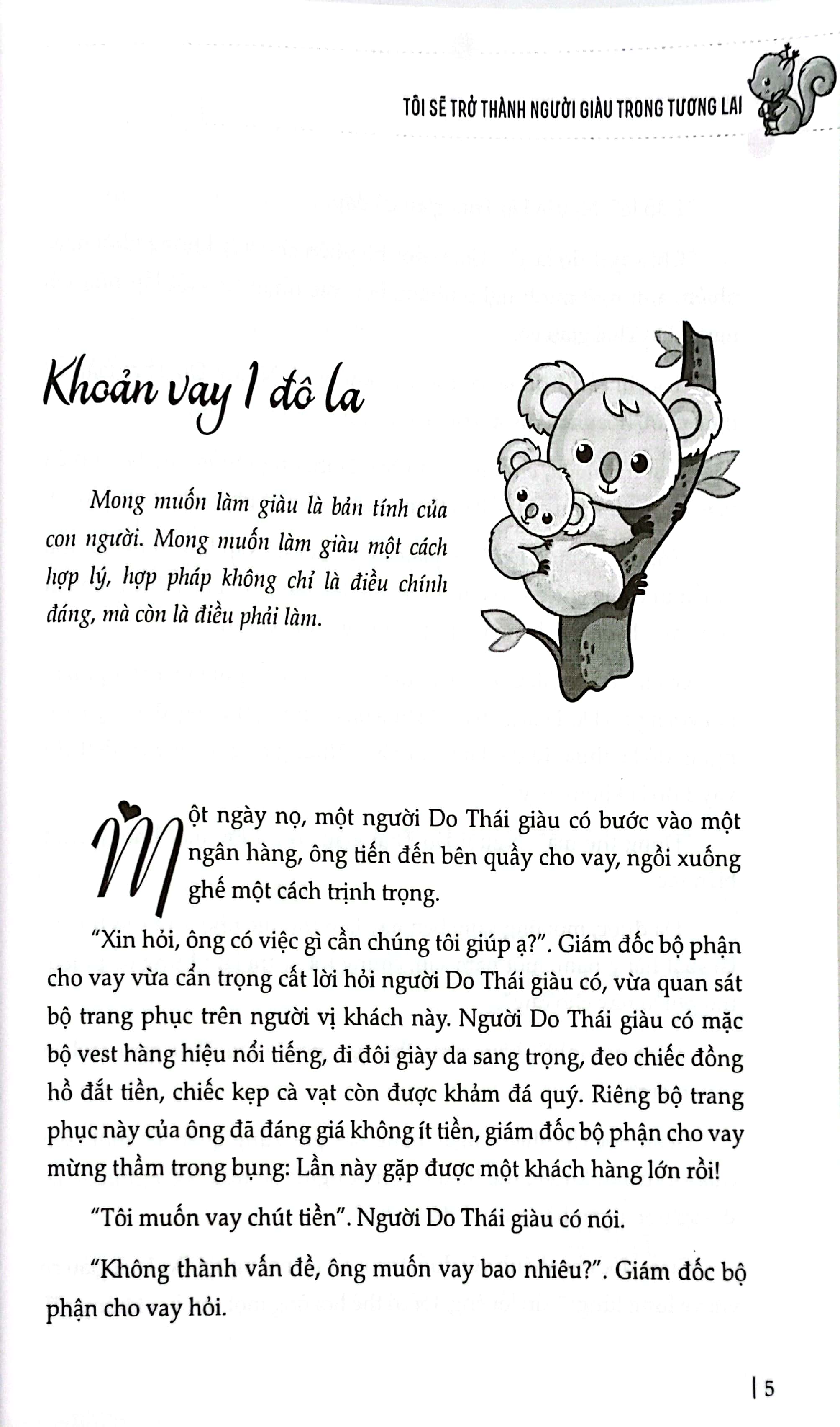 tôi sẽ trở thành người giàu trong tương lai - những câu chuyện bồi dưỡng năng lực quản lý tài chính