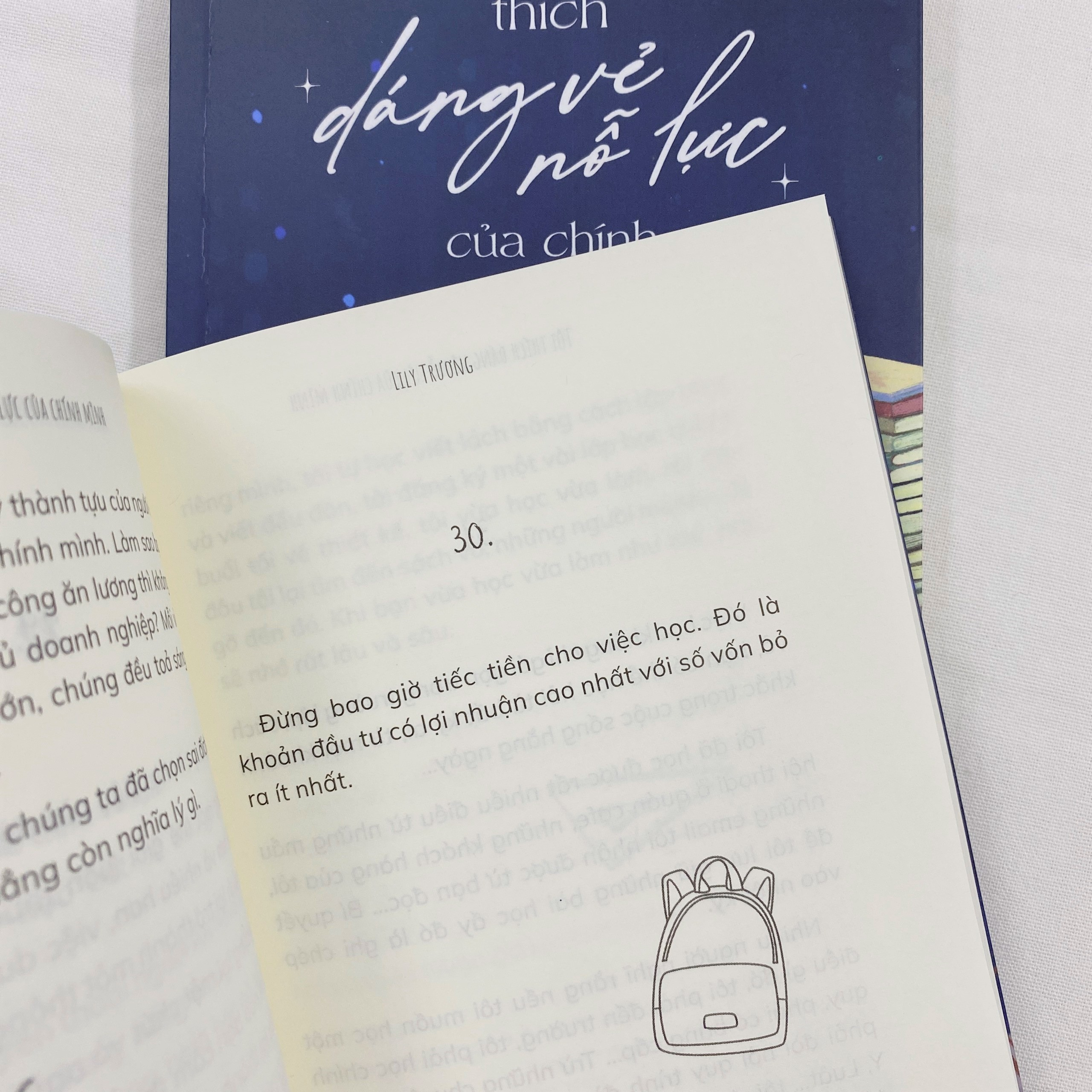 tôi thích dáng vẻ nỗ lực của chính mình