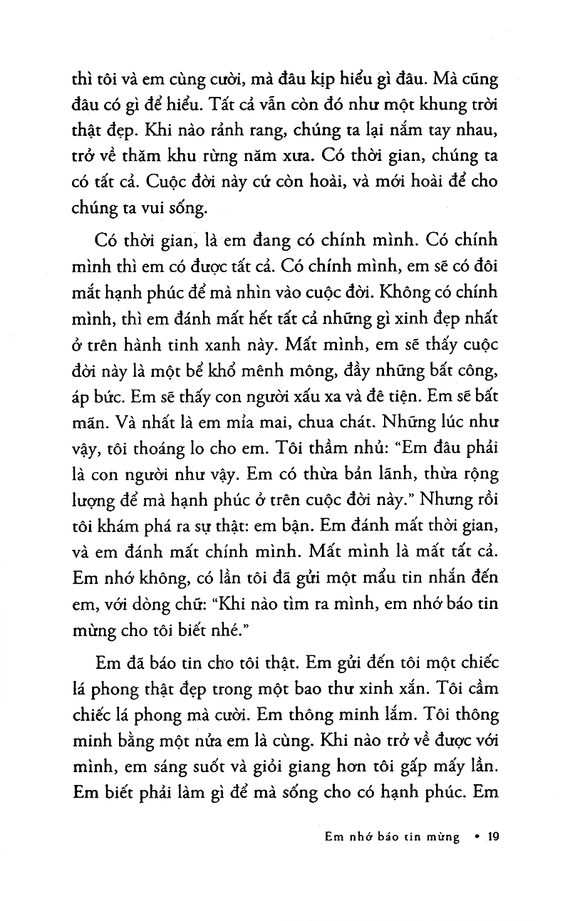 tôi ươm ánh mặt trời