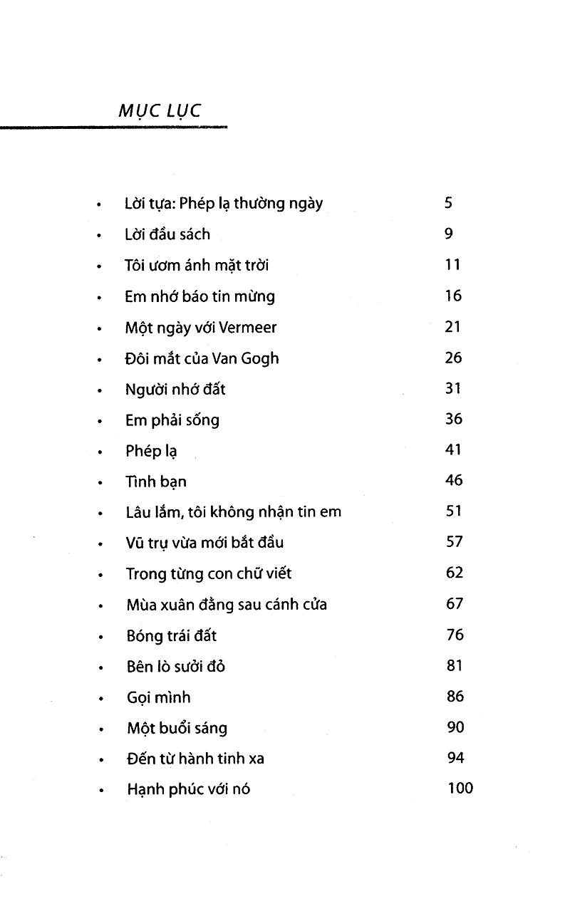 tôi ươm ánh mặt trời