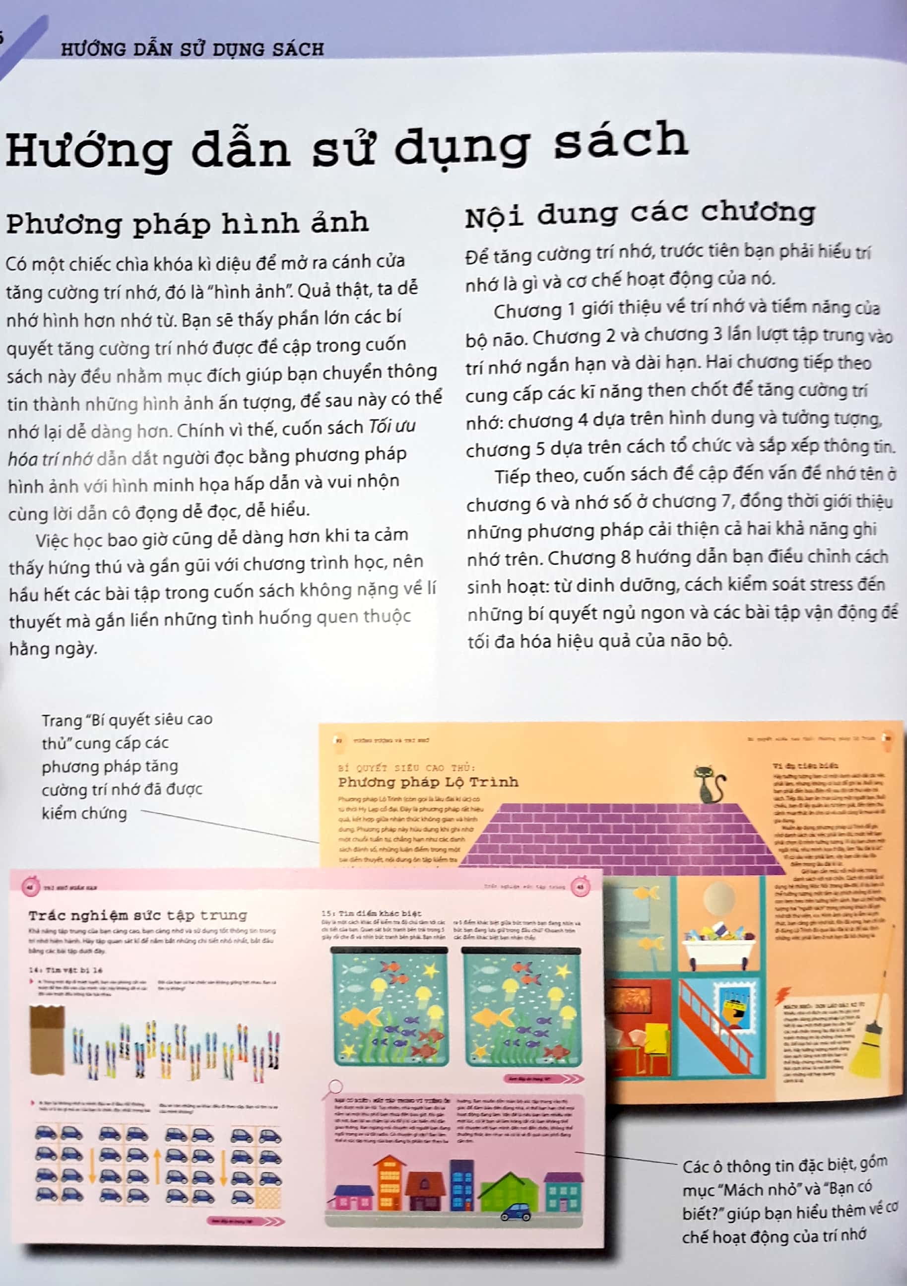 tối ưu hóa trí nhớ bằng phương pháp hình ảnh