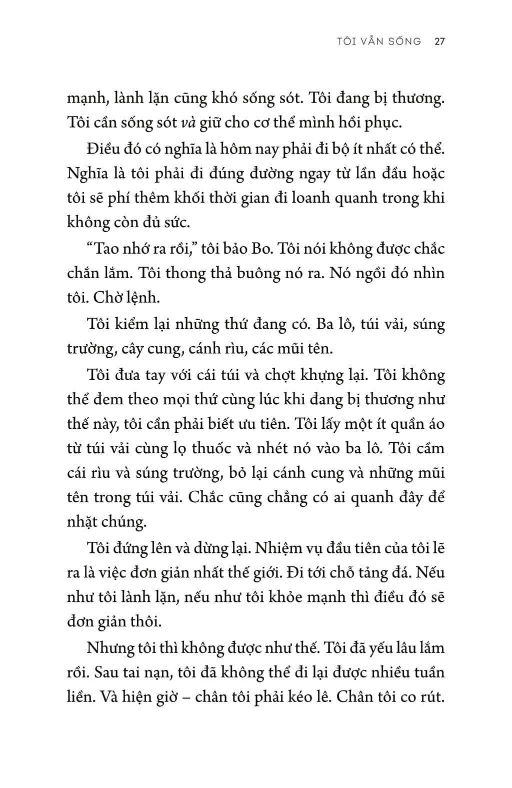 tôi vẫn sống - i am still alive